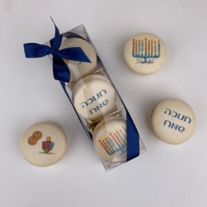 שלישיית מקרונים מודפסים בהתאמה אישית