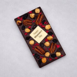 טבלת שוקולד ליום האישה – עם דסקית אישית