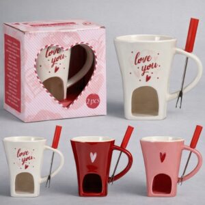 כוס פונדו אישית לשוקולד – חוויה מתוקה ומעוצבת