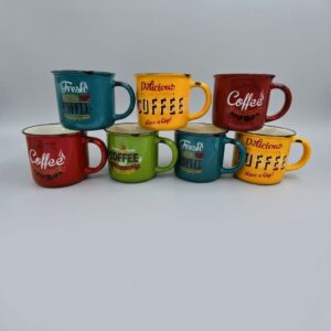 כוסות אספרסו צבעוניות - רגע של קפה