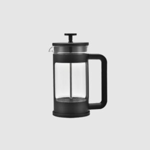 קנקן קפה פרס מזכוכית עם מסנן נירוסטה